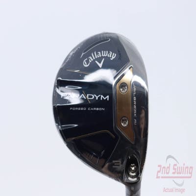 Mint Callaway Paradym Fairway Wood 3 Wood 3W 15° PX HZRDUS Silver Gen4 60 Graphite Stiff Right Handed 43.25in