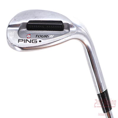 Ping Tour-W Brushed Silver Wedge Lob LW 60° 6 Deg Bounce Ping AWT Steel Stiff Right Handed Black Dot 35.0in