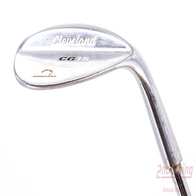 Cleveland CG15 Satin Chrome Wedge Lob LW 60° 12 Deg Bounce Cleveland Traction Wedge Steel Wedge Flex Right Handed 35.0in