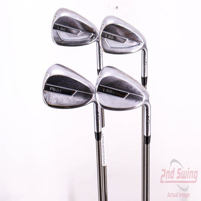 Ping G700 Iron Set 8-PW AW Aerotech SteelFiber i95 Graphite Regular Right Handed Black Dot 36.25in