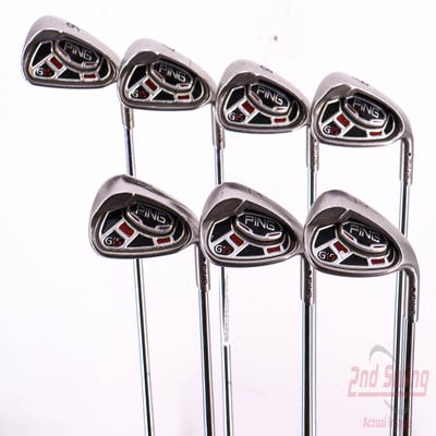 Ping G15 Iron Set 6-PW SW LW Ping AWT Steel Stiff Right Handed Black Dot 37.5in