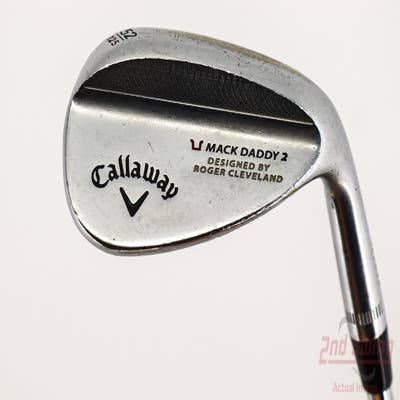 Callaway Mack Daddy 2 Chrome Wedge Gap GW 52° 12 Deg Bounce S Grind True Temper Dynamic Gold Steel Wedge Flex Right Handed 35.5in