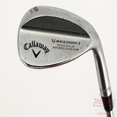 Callaway Mack Daddy 2 Chrome Wedge Lob LW 60° 14 Deg Bounce C Grind True Temper Dynamic Gold S300 Steel Stiff Right Handed 35.5in