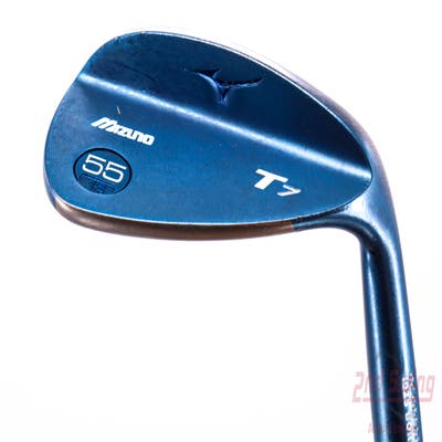 Mizuno T7 Blue Ion Wedge Sand SW 55° 13 Deg Bounce UST Mamiya Recoil 95 F3 Graphite Regular Right Handed 35.5in