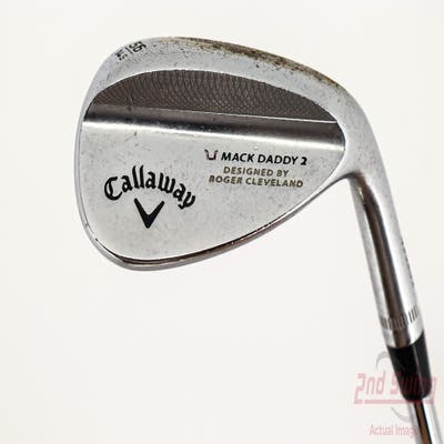 Callaway Mack Daddy 2 Chrome Wedge Sand SW 56° 14 Deg Bounce S Grind Stock Steel Shaft Steel Wedge Flex Right Handed 35.5in