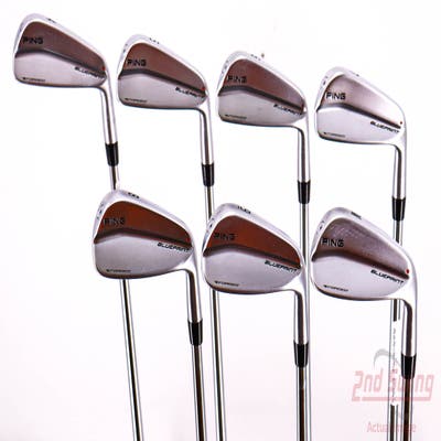 Ping Blueprint Iron Set 4-PW Project X Rifle 6.0 Steel Stiff Right Handed Red dot 37.75in