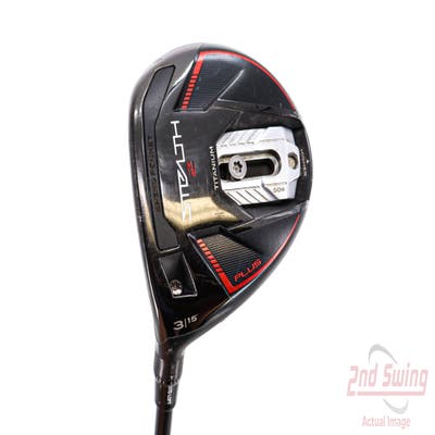 TaylorMade Stealth 2 Plus Fairway Wood 3 Wood 3W 15° Mitsubishi Kai'li Red 65 Graphite Regular Left Handed 43.5in