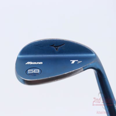 Mizuno T7 Blue Ion Wedge Lob LW 58° 12 Deg Bounce True Temper Dynamic Gold Steel Wedge Flex Right Handed 35.5in