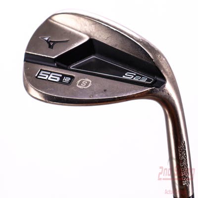 Mizuno S23 Copper Cobalt Wedge Sand SW 56° 12 Deg Bounce S Grind FST KBS Hi-Rev 2.0 Steel Wedge Flex Right Handed 35.5in