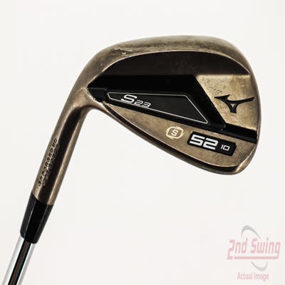 Mizuno S23 Copper Cobalt Wedge Gap GW 52° 10 Deg Bounce S Grind FST KBS Hi-Rev 2.0 Steel Wedge Flex Left Handed 35.5in