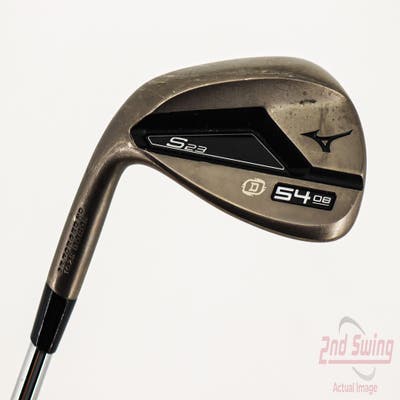 Mizuno S23 Copper Cobalt Wedge Sand SW 54° 8 Deg Bounce D Grind FST KBS Hi-Rev 2.0 Steel Wedge Flex Left Handed 35.5in