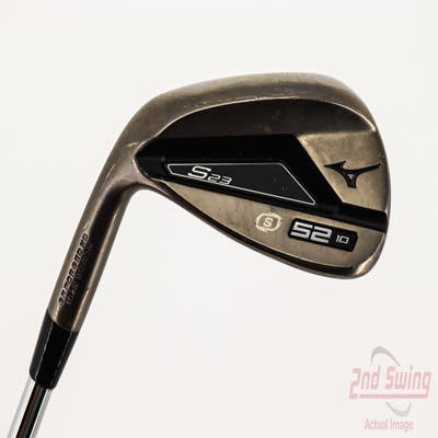 Mizuno S23 Copper Cobalt Wedge Gap GW 52° 10 Deg Bounce S Grind FST KBS Hi-Rev 2.0 Steel Wedge Flex Left Handed 35.5in