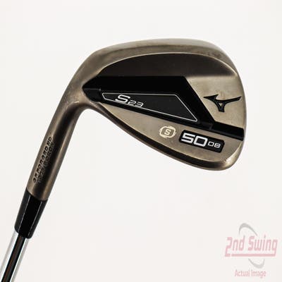 Mint Mizuno S23 Copper Cobalt Wedge Gap GW 50° 8 Deg Bounce S Grind FST KBS Hi-Rev 2.0 Steel Wedge Flex Left Handed 35.5in