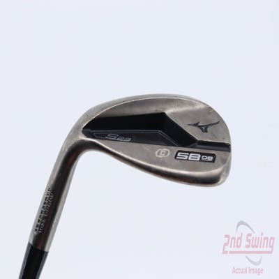 Mizuno S23 Copper Cobalt Wedge Lob LW 58° 8 Deg Bounce C Grind FST KBS Hi-Rev 2.0 Steel Wedge Flex Left Handed 35.5in