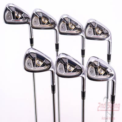 TaylorMade 2009 Tour Preferred Iron Set 4-PW Stock Steel Shaft Steel Stiff Right Handed 39.5in