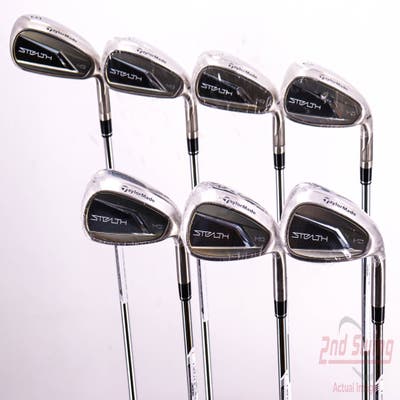 Mint TaylorMade Stealth HD Iron Set 5-PW AW FST KBS MAX 85 MT Steel Regular Right Handed 38.5in