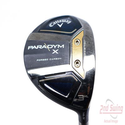 Callaway Paradym X Fairway Wood 3 Wood HL 16.5° PX HZRDUS Silver Gen4 60 Graphite Regular Right Handed 43.25in