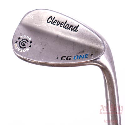 Cleveland CG ONE Wedge Lob LW 60° 10 Deg Bounce Cleveland Traction Wedge Steel Wedge Flex Right Handed 35.5in