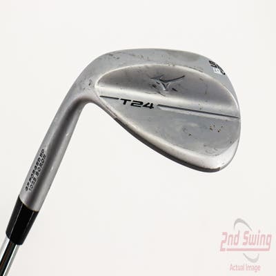 Mint Mizuno T24 Soft Satin Wedge Lob LW 58° 10 Deg Bounce V Grind Dynamic Gold Tour Issue S400 Steel Stiff Left Handed 35.5in