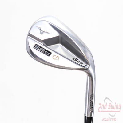 Mint Mizuno S23 Satin Chrome Wedge Lob LW 58° 4 Deg Bounce X Grind FST KBS Hi-Rev 2.0 115 Steel Wedge Flex Right Handed 35.5in