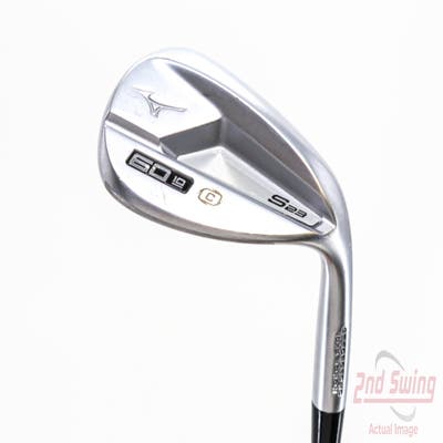 Mint Mizuno S23 Satin Chrome Wedge Lob LW 60° 10 Deg Bounce C Grind FST KBS Hi-Rev 2.0 115 Steel Wedge Flex Right Handed 35.5in