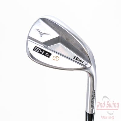 Mint Mizuno S23 Satin Chrome Wedge Sand SW 54° 10 Deg Bounce S Grind FST KBS Hi-Rev 2.0 115 Steel Wedge Flex Right Handed 35.5in