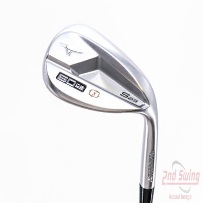 Mizuno S23 Satin Chrome Wedge Lob LW 60° 6 Deg Bounce X Grind FST KBS Hi-Rev 2.0 115 Steel Wedge Flex Right Handed 35.5in