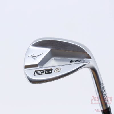 Mint Mizuno S23 Satin Chrome Wedge Gap GW 50° 8 Deg Bounce S Grind FST KBS Hi-Rev 2.0 115 Steel Wedge Flex Right Handed 35.5in