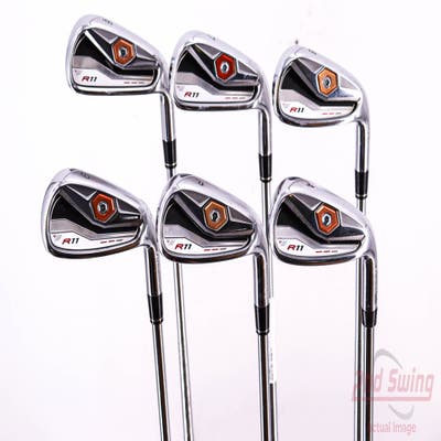 TaylorMade R11 Iron Set 6-PW GW FST KBS 90 Steel Stiff Right Handed 37.25in