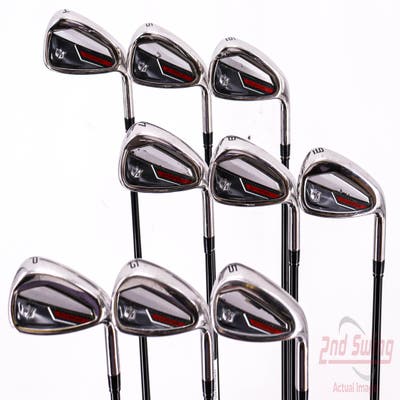 Wilson Staff Dynapwr Iron Set 4-PW GW SW Mitsubishi Tensei AV Silver 70 Graphite Stiff Right Handed 38.5in