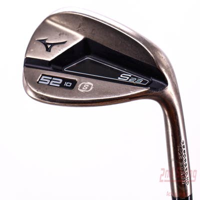 Mizuno S23 Copper Cobalt Wedge Gap GW 52° 10 Deg Bounce S Grind FST KBS Hi-Rev 2.0 115 Steel Wedge Flex Right Handed 35.5in