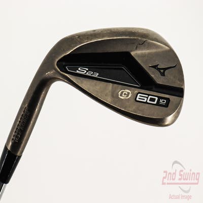 Mint Mizuno S23 Copper Cobalt Wedge Lob LW 60° 10 Deg Bounce C Grind FST KBS Hi-Rev 2.0 115 Steel Wedge Flex Left Handed 35.5in