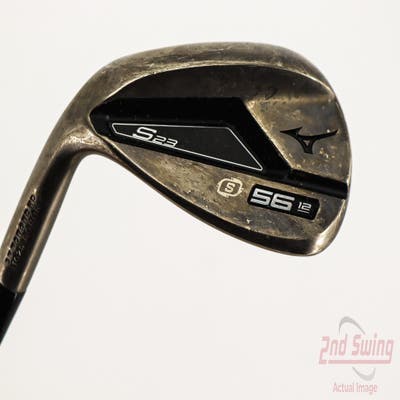 Mint Mizuno S23 Copper Cobalt Wedge Sand SW 56° 12 Deg Bounce S Grind FST KBS Hi-Rev 2.0 115 Steel Wedge Flex Left Handed 35.5in