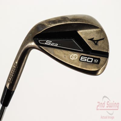 Mint Mizuno S23 Copper Cobalt Wedge Lob LW 60° 10 Deg Bounce C Grind FST KBS Hi-Rev 2.0 115 Steel Wedge Flex Left Handed 35.5in