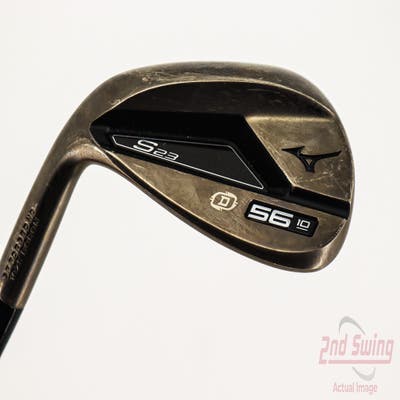 Mint Mizuno S23 Copper Cobalt Wedge Sand SW 56° 10 Deg Bounce D Grind FST KBS Hi-Rev 2.0 115 Steel Wedge Flex Left Handed 35.5in