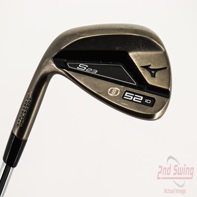 Mint Mizuno S23 Copper Cobalt Wedge Gap GW 52° 10 Deg Bounce S Grind FST KBS Hi-Rev 2.0 115 Steel Wedge Flex Left Handed 35.5in