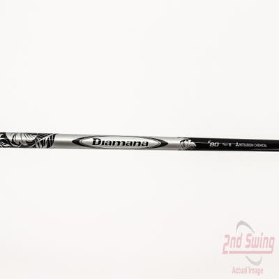 Used W/ Titleist Adapter Mitsubishi Rayon Diamana W-Series 80g Fairway Shaft Stiff 42.25in JAPAN SPEC