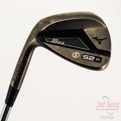 Mint Mizuno S23 Copper Cobalt Wedge Gap GW 52° 10 Deg Bounce S Grind FST KBS Hi-Rev 2.0 115 Steel Wedge Flex Left Handed 35.5in