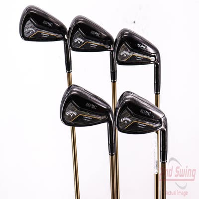 Callaway EPIC Forged Star Iron Set 5-9 Iron UST ATTAS Speed Series 50 Graphite Regular Right Handed 38.5in