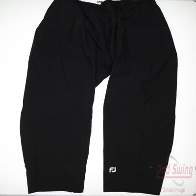 New Mens Footjoy Pants XXX-Large XXXL x Black MSRP $130