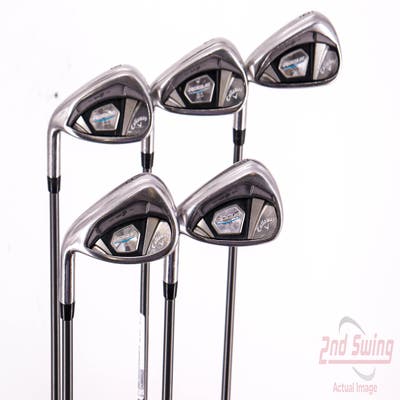 Callaway Rogue X Iron Set 6-PW Aldila Synergy Blue 50 Graphite Senior Left Handed 38.25in