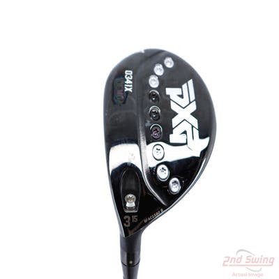 PXG 0341X Fairway Wood 3 Wood 3W 15° PX HZRDUS Smoke Black RDX 70 Graphite Stiff Left Handed 42.0in