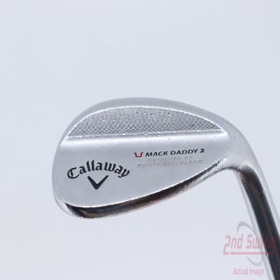 Callaway Mack Daddy 2 Chrome Wedge Lob LW 58° 10 Deg Bounce S Grind Stock Steel Shaft Steel Wedge Flex Right Handed 36.0in