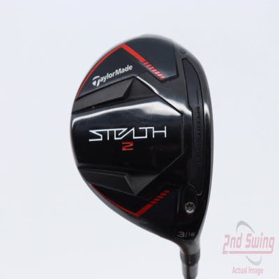 TaylorMade Stealth 2 Fairway Wood 3 Wood 3W 15° Mitsubishi Kai'li Red 65 Graphite Regular Right Handed 41.75in