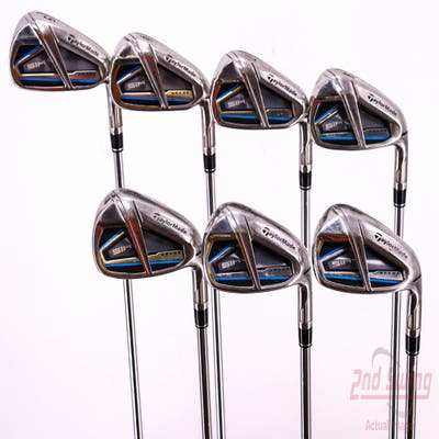 TaylorMade SIM MAX OS Iron Set 5-PW AW FST KBS MAX 85 Steel Regular Right Handed 38.5in