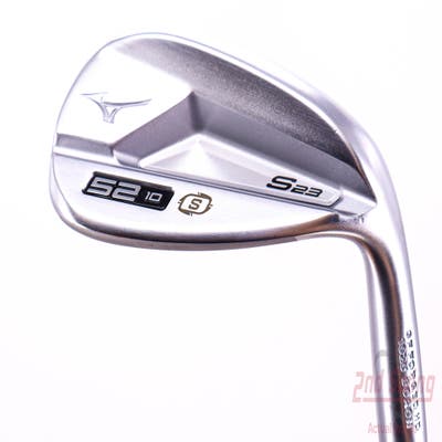 Mizuno S23 Satin Chrome Wedge Gap GW 52° 10 Deg Bounce S Grind FST KBS Hi-Rev 2.0 115 Steel Wedge Flex Right Handed 35.75in