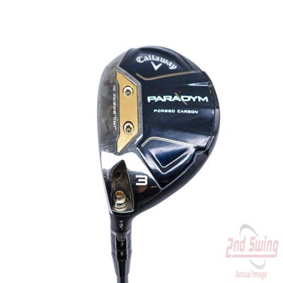 Callaway Paradym Fairway Wood 3 Wood 3W 15° PX HZRDUS Smoke Black 60 Graphite Regular Left Handed 43.25in