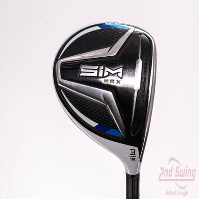 TaylorMade SIM MAX Fairway Wood 3 Wood 3W 15° Fujikura Ventus Blue 5 Graphite Senior Right Handed 43.0in