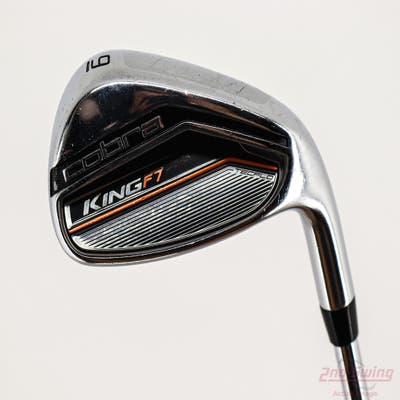 Cobra King F7 Single Iron 9 Iron Stock Steel Shaft Steel Stiff Right Handed 36.5in