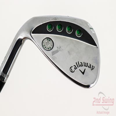 Callaway PM Grind 19 Chrome Wedge Sand SW 56° 14 Deg Bounce FST KBS Hi-Rev 2.0 115 Steel Regular Left Handed 35.5in